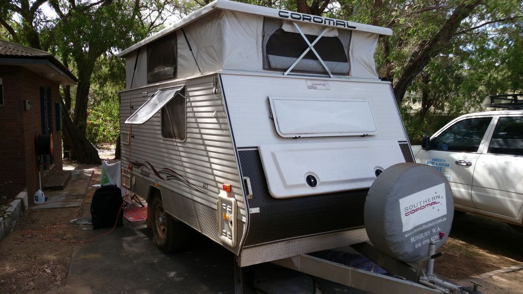 Exmouth Explorer Caravan Hire. Please Book Your Site Before Booking the van