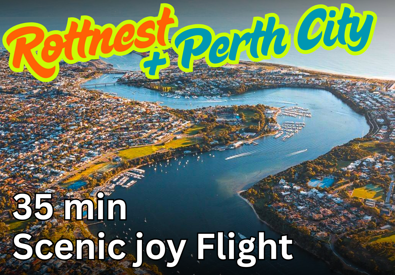 ○○○ Rottnest Island and City 35-minute Scenic Joy Flight